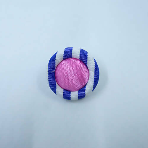 striped-fabric-button-blue-pink